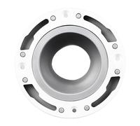 Fdit Flangia per WC, Sostituzione Flangia per WC Universale Grigia in Silicone con Hardware di Installazione per Tubo di Scarico Speciale da 4 Pollici e 5 Pollici