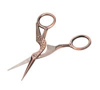 Fdit Forbici Vintage in Acciaio Inossidabile, Tagliacapelli per Sopracciglia a Forma di Gru, con Impugnatura Comoda, per Trucco Domestico e Strumento di Bellezza