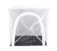 Fdit Gabbia per Farfalle Sospesa Traspirante, Trasparente, Design Compatto, Facile Installazione per Osservare il Ciclo di Vita della Farfalla per L'uso in Classe