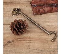 Fdit Ganci per Finestre in Ottone Anticato Resistenti, Facili da Installare per la Sicurezza della Fabbrica Domestica, Materiale Ad Alta Resistenza (bronzo antico)