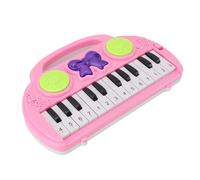 Fdit Giocattolo con Tastiera per per Bambini, Simpatico Strumento Musicale Educativo per Bambini Piccoli con 14 Tasti per Allenamento di Musica Antica per Neonati e Ragazze, Materiale ABS (PINK)