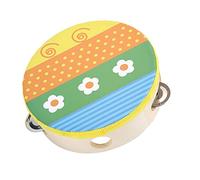 Fdit Giocattolo Morbido per Tamburello a Mano, Strumento Musicale con Bordo Liscio per la Prima Infanzia, Adatto a Chi Suona