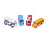 Fdit Giocattolo per Autobus di Simulazione per Bambini, Squisito Set di Auto in Lega Pressofusa, Divertente Veicolo Giocattolo per L'interazione e il Tempo di Gioco dei Bambini (#11)