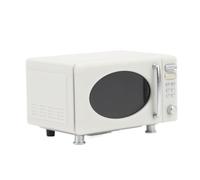 Fdit Giocattolo per Microonde in Miniatura per Casa delle Bambole, Ornamenti Realistici da Cucina in Miniatura Che Incoraggiano la creatività dei bambini. Materiale: Plastica (WHITE)