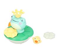 Fdit Giocattolo Spray D'acqua, Rana Divertente, Giocattolo da Bagno Elettrico per Ragazze, Set di Giocattoli Interattivi per Doccia per Bambini Piccoli, Plastica Senza BPA, Verde, 6 Pezzi