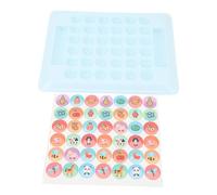 Fdit Gioco di Scacchi Puzzle per Allenamento della Memoria con Design a Fumetti, modalità a 2 Giocatori, Scacchiera e Robusta per Bambini, Adesivo in Plastica Incluso