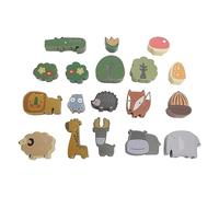 Fdit Gioco Educativo di Puzzle in Legno con Blocchi di Equilibrio per Animali per Bambini, Migliora la Coordinazione e la creatività, Adatto per il Gioco del Bambino, Realizzato in Materiale di Tiglio