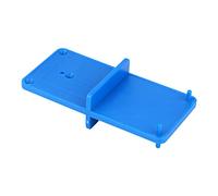 Fdit Guida per la Perforazione del Foro della Cerniera Leggero Efficiente per L'armadio della Porta 2 Pezzi Ingegneri Professionisti Fai da Te in Plastica Blu