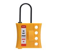 Fdit Hasp Tagout Stop Lockout, Dispositivo di Blocco di Sicurezza Loto Isolato a 4 Fori per Isolamento Elettrico e Ambienti Corrosivi