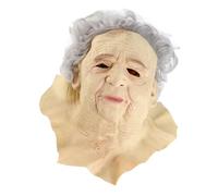 Fdit Horror Latex Face Copertura Old Man Mask Zombie Mask Premium Latex Safe for Body Halloween Party Ruolo con una Buona duttilità per gli Adulti (Colore assortito #49)