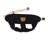 Fdit Imbracatura per Seggiolone, Cinghia di Sicurezza per L'alimentazione del Bambino Morbida e Traspirante Regolabile in Lunghezza con Meccanismo di Bloccaggio Sicuro per Seggioloni (BLACK)