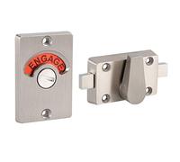 Fdit Indicatore Bullone Bagno Privacy Lock in Acciaio Inossidabile Serratura per Porte Bagno Pubblico Serratura della Porta WC Indicatore Vacant (Verde) / Engaged (Rosso)