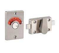 Fdit Indicatore Bullone Bagno Privacy Lock in Acciaio Inossidabile Serratura per Porte Bagno Pubblico Serratura della Porta WC Indicatore Vacant (Verde) / Engaged (Rosso)