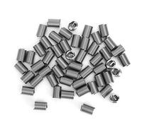 Fdit Inserti filettati 50pcs Utilizzare Tubi a Vite in Acciaio Inox M8 X 1.25 per e Fori di Filettatura Pollici Accessori di Riparazione di Conversione (2.5D)