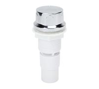 Fdit Interruttore della Vasca Idromassaggio, Manopola della Valvola di Controllo del Flusso d'Acqua da 1/2 Pollice in PVC per Regolazione della Pressione della Vasca da Bagno Spa