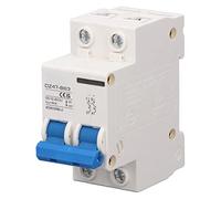 Fdit Interruttore di Circuito CC Fotovoltaico 2p, Interruttore di Protezione a Corto Circuito DC12 a 240 V per Sistemi di Alimentazione e Locomotive Elettriche (16A)