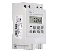 Fdit Interruttore Temporizzato Programmabile Elettrico Digitale con Chip di Livello Industriale per Elettrodomestici, Lampade Stradali, Luci Al Neon (12VTM616W-4)