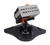 Fdit Irrigatore Automatico per Giardino, Irrigatore per Prato a 16 Fori con 4 modalità di Spruzzo e Flusso Regolabile per di Irrigazione del Cortile