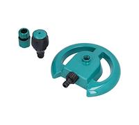 Fdit Irrigatore Rotante 360° G1/2, Irrigatore Automatico per Prato con Base a Connessione Rapida per Raffreddamento e Irrigazione del Giardino