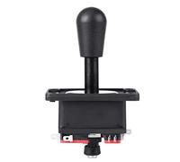 Fdit Joystick per Macchine da Gioco, Parte di Ricambio per Microinterruttore con Albero in Acciaio Inossidabile e Dado Antiscivolo per Progetti Fai-da-te per Armadietti