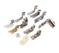 Fdit Kit 12 Piedini Premistoffa per Macchina da Cucire, Accessori Ricambio Universale Compatibile con Singer Babylock, Low Shank