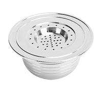 Fdit Kit Capsule caffè in Acciaio Inox con Cucchiaio e Pennello, Tazza Filtro Riutilizzabile per Macchine, Ideale per gli Amanti del caffè, Materiale per Uso Alimentare