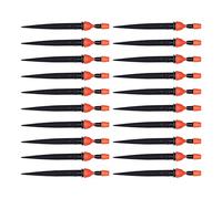 Fdit Kit di Irrigazione a Goccia da 20 Pezzi Irrigatori Regolabili Gocciolatori Design 2 in 1 con Materiale ABS per Tubi da 4/7 Mm di Irrigazione da Giardino