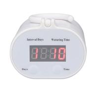 Fdit Kit di Irrigazione Automatica a Goccia di Irrigazione Efficiente per Piante da Interno per Piante in Vaso di Automatica con Timer Bianco per Cortili e Balconi Urbani, Materiale ABS (Supporta