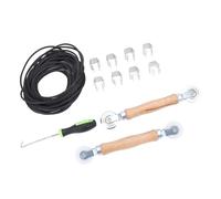 Fdit Kit di Strumenti per Scanalatura dello Schermo, Rullo per Schermo in Nylon D'acciaio Resistente, Kit di Riparazione per Finestre Spline da 32,8 Piedi per Portico/patio/ingresso/porta