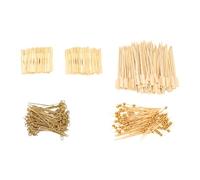 Fdit Kit di Stuzzicadenti per Antipasti in Legno da 500 Pezzi, 4 Stili