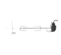 Fdit Kit Girarrosto Universale, Interruttore Impermeabile Motore Rotante Stabile Kit Girarrosto Resistente in Acciaio Inossidabile per Barbecue All'aperto (Spina Europea 220 V)