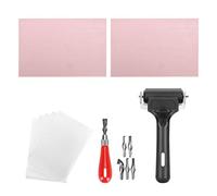 Fdit Kit Intaglio Timbri 15 Pezzi con Gomma Crepla e Rullo, Set Completo per Principianti Arte Fai da Te Artigianato