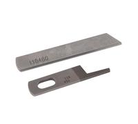 Fdit Kit Macchina da Cucire con Lama Superiore e Inferiore, in Acciaio di Alta qualità, Resistente Alla Corrosione, Tagli Professionali Lisci per i Modelli Siruba Seger 747 737 118460