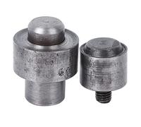 Fdit Kit Manuale per Occhielli in Acciaio 45# con Stampo 3-20mm, Attrezzo per Ganci, Cinture, Scarpe, Borse - Presa Manuale Durevole (Include 2 Stampi)