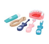 Fdit Kit Medico Educativo per Bambini, Gioco di Ruolo Fantasioso per L'interazione Familiare, Giocattoli per Bambini, Set Medico in Legno di Alta qualità per il Periodo in Ospedale (#11)