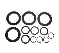 Fdit Kit O-ring per Valvola a Stantuffo per Piscina da 12 Pezzi, Set di Guarnizioni per Rondelle per Tubi in Gomma Strumenti di Manutenzione a Prova di Perdite per la Sigillatura