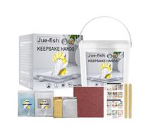 Fdit Kit per Fusione a Mano 3D per Coppie, Kit di Modellatura a Mano Fai-da-te per Adulti con Dettagli Raffinati, Kit per Mani Ricordo per Anniversario di Matrimonio, San