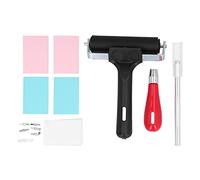 Fdit Kit per Intagliare Timbri in Gomma con Pergamena Vegetale, 4 Blocchi di Gomma e 11 Lame, Rullo per Pittura Diamantata e 2 Coltelli da Intaglio per Realizzare Timbri Fai da Te,