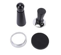Fdit Kit Pressino Caffè da 58mm con Base in Silicone e Anello Imbuto Dosatore Distribuzione Precisa del Caffè