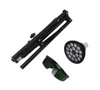 Fdit Lampada Abbronzante a Luce Blu, Dispositivo Abbronzante LED da 460 Nm con Lunghezza D'onda 54 W con Treppiede Regolabile 38,5-78,7 Pollici, per Abbronzatura Corpo Viso con (Spina europea)