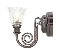 Fdit Lampada da Parete a LED in Miniatura in Stile Vintage per Casa delle Bambole, con Luce Calda, Materiali di Alta qualità, Adatta per Casa delle Bambole in Scala 1:12