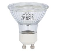 Fdit Lampadina GU10, Spot LED COB Dimmerabile da 5 W (luce bianca calda)