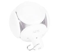 Fdit Lampadina LED Luce da Calcio Pieghevole Orientabile a 360° per Garage di Casa 40W Materiale ABS 1 Unità