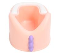 Fdit Lavabo Ergonomico per Bambini con Cuscino in PVC Morbido, Lavabo in Plastica per il Bagno e il Lavaggio dei Glutei (PINK)
