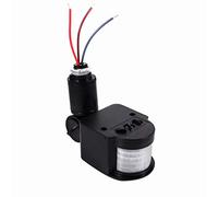 Fdit LED 90V Rilevatore Movimento Sensore Movimento 180 Gradi Sicurezza Raggi Infrarossi PIR umano Corpo Sensore Rilevatore Induttore Portata per Interni