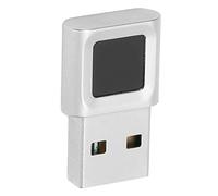 Fdit Lettore di Impronte Digitali USB, Scanner Capacitivo a 360 Gradi con Riconoscimento di 0,5 Secondi per Sistemi 10 11, Supporta 10 Impronte Digitali per Account Utente
