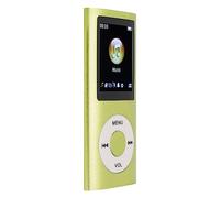 Fdit Lettore MP3, Lettore Musicale MP3 di qualità Audio Senza Perdita di qualità con Supporto da 64 GB e Batteria a Lunga Durata per gli Amanti della Musica, Viaggi di Lavoro, (GREEN)