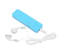 Fdit Lettore MP3, Mini Lettore Musicale con Audio Hi-Fi Senza Perdite con Memoria Espandibile da 64 GB, Batteria da 180 MAh Lettore Audio Portatile per Studenti Che Corrono Fitness (BLUE)