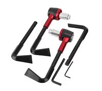 Fdit Leva del Freno di Protezione Dell'impugnatura a Mano per lo Sterzo in Moto, Protezione Alla Moda e Sorprendente per Un'efficace Anticollisione, Si Adatta a Sterzo di 22 Mm (rosso)
