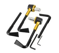 Fdit Leva del Freno di Protezione Dell'impugnatura a Mano per lo Sterzo in Moto, Protezione Alla Moda e Sorprendente per Un'efficace Anticollisione, Si Adatta a Sterzo di 22 Mm (GOLD)